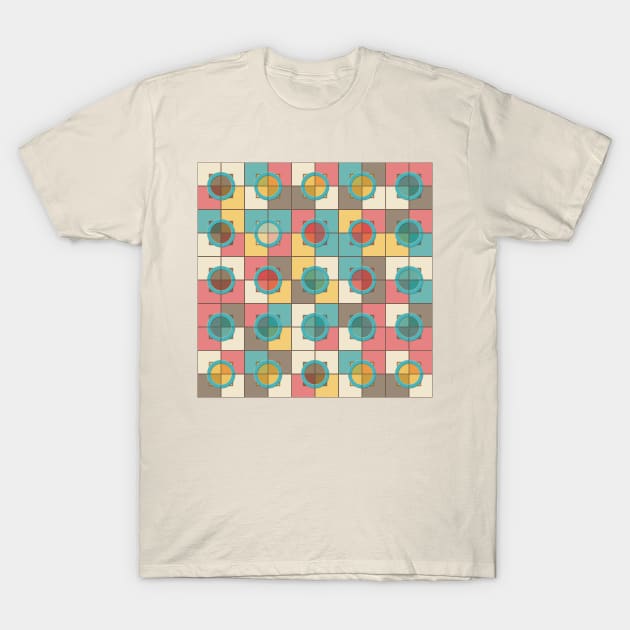 Colorful geometric pattern T-Shirt by Gaspar Avila